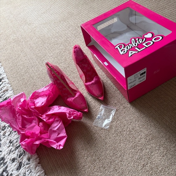 Aldo x Barbie High-Heel Shoes, 8.5, Pink - Picture 11 of 11